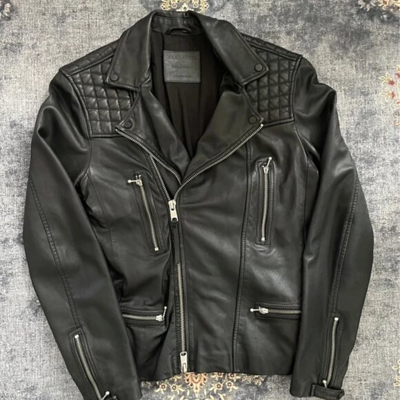 Perfecto All Saints genuine leather jacket - Picture 1 of 9